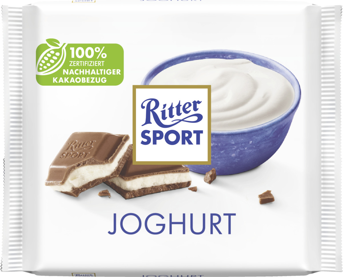 Bild 1 von Ritter Sport Joghurt Tafel, 100 g