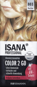 ISANA PROFESSIONAL Tönungsshampoo Color2go 803 Bourbon, 14 ml