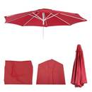 Bild 1 von Ersatz-Bezug für Sonnenschirm Asti, Sonnenschirmbezug Ersatzbezug, Ø 2,7m Stoff/Textil 5kg ~ rot