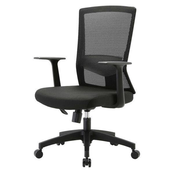 Bild 1 von Bürostuhl MCW-J90, Schreibtischstuhl, ergonomische S-förmige Rückenlehne, verstellbare Taillenstütze ~ schwarz