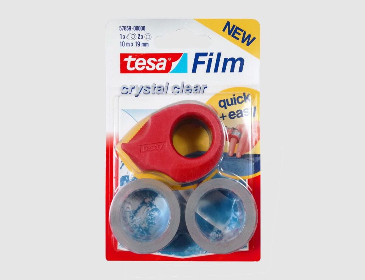 Bild 1 von tesa Film kristall-klar inkl. Abroller 2 Stück