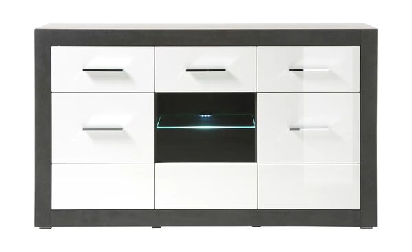 Bild 1 von Sideboard  Etero ¦ grau ¦ Maße (cm): B: 164 H: 97 T: 42 Kommoden & Sideboards > Sideboards - Sconto