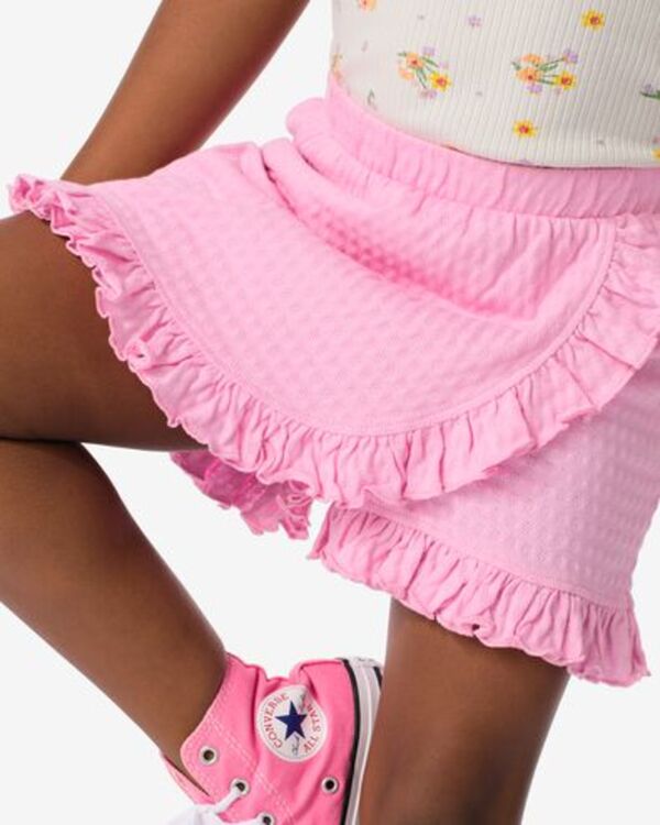 Bild 4 von Kinder-Hosenrock, Ajourmuster rosa