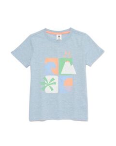 Kinder-T-Shirt blau