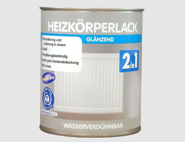 Bild 1 von Heizkörperlack 2in1 glänzend Weiß