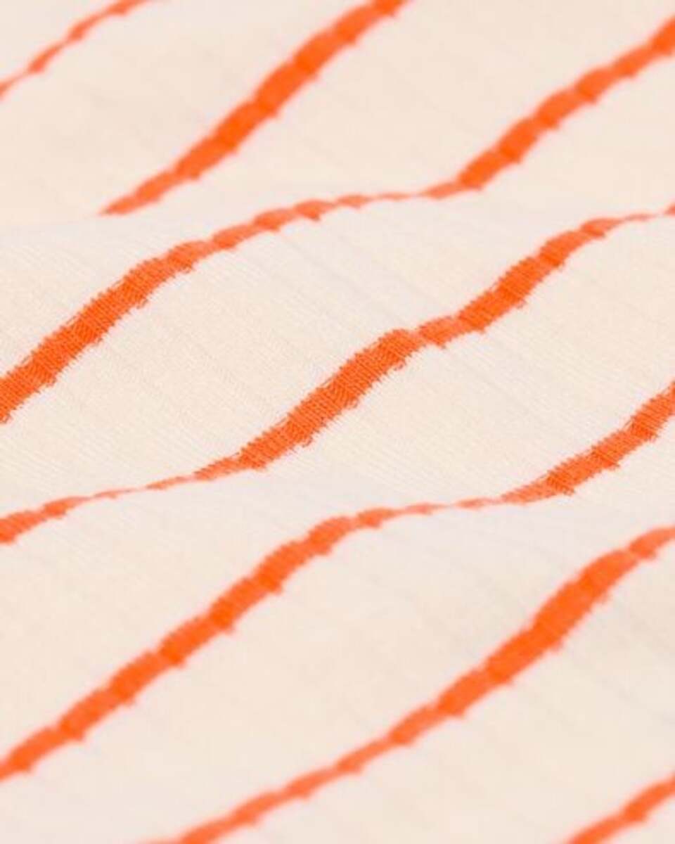 Bild 3 von größenflexibler Newborn-Wickelbody, mit Bambus und Elasthan, Feinripp, Streifen ecru