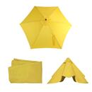 Bild 1 von Ersatz-Bezug für Sonnenschirm Lissabon, Sonnenschirmbezug Ersatzbezug, Ø 3m Polyester 6 Streben ~ gelb