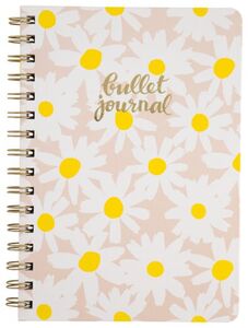 Bullet-Journal, Spiralbindung, DIN A5, Blumen