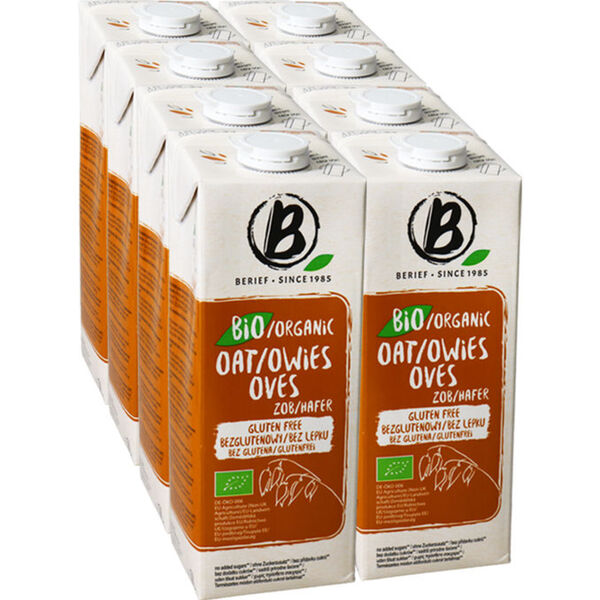 Bild 1 von Berief BIO Hafer Drink glutenfrei, 8er Pack