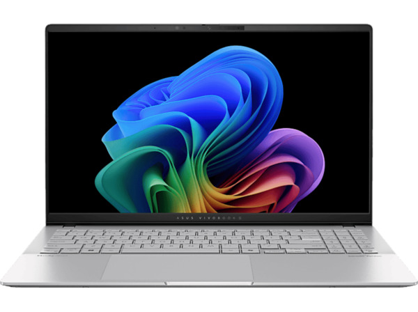 Bild 1 von ASUS Vivobook S 15 S5507QA-MA012W, Copilot+ PC, Notebook, mit 15,6 Zoll Display, Qualcomm Snapdragon X Plus,X1P Prozessor, 16 GB RAM, 512 SSD, Adreno™ Onboard Graphics, Cool Silver, Windows 11 Home