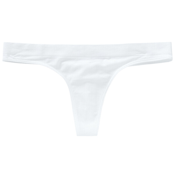 Bild 1 von Damen Seamless-String mit elastischem Bund WEISS