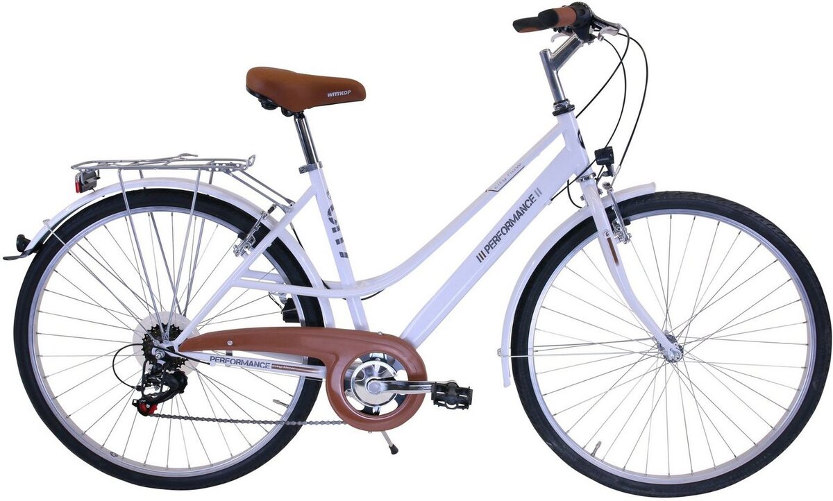 Bild 1 von Performance Trekkingrad, 6 Gang Shimano TOURNEY TZ 500 Schaltwerk, Kettenschaltung, für Damen und Herren, Kettenschaltung