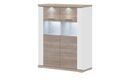 Bild 1 von Highboard  Toulon ¦ holzfarben ¦ Maße (cm): B: 106 H: 131 T: 42 Kommoden & Sideboards > Highboards - Sconto