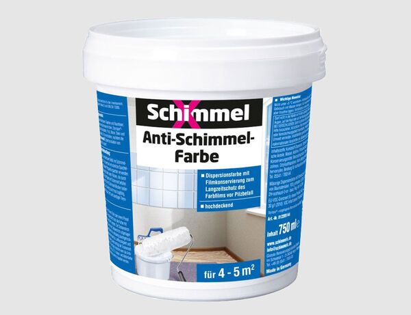 Bild 1 von SchimmelX Anti Schimmel Farbe weiß