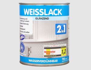 Weisslack 2in1 glänzend