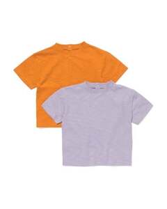 2er-Pack Baby-T-Shirts violett