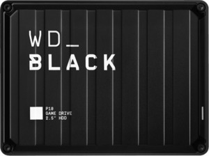 WD _BLACK™ P10 Game Drive 2 TB, Mobiler Gaming-Speicher, Schwarz, Schwarz