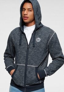 H.I.S Kapuzensweatjacke mit markanten Nähten