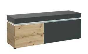 TV-Lowboard  Luci ¦ grau ¦ Maße (cm): B: 151 H: 57 T: 48 Tische > HiFi & TV-Tische - Sconto