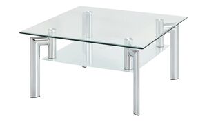 Couchtisch  Cascais ¦ transparent/klar ¦ Maße (cm): B: 78,5 H: 41,5 Tische > Couchtische - Sconto