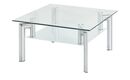 Bild 1 von Couchtisch  Cascais ¦ transparent/klar ¦ Maße (cm): B: 78,5 H: 41,5 Tische > Couchtische - Sconto