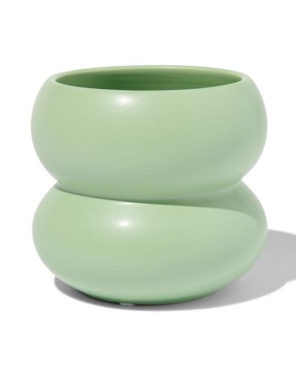 Bild 2 von Blumentopf, Ø 9.5 x 11 cm, Keramik, grün