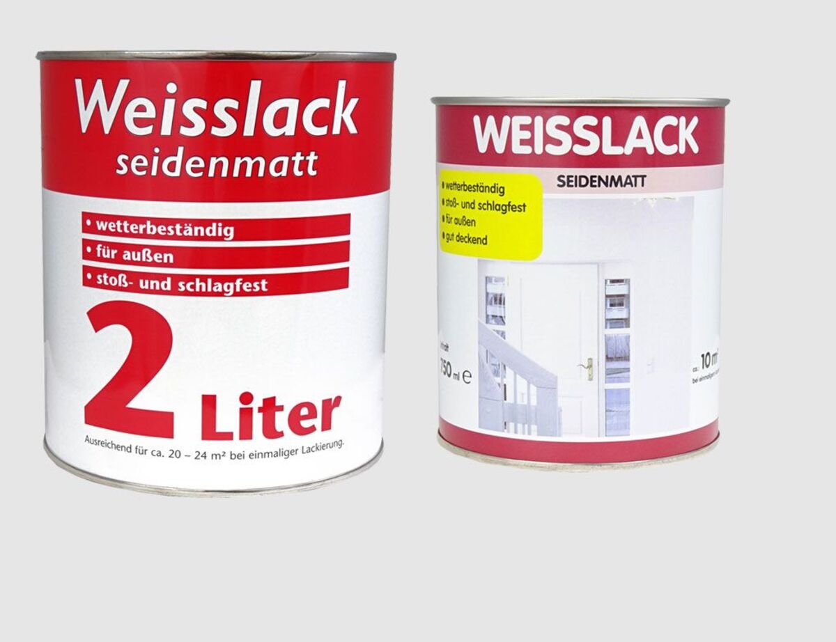 Bild 2 von Weißlack Seidenmatt