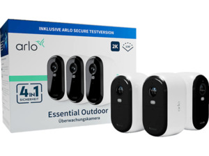 ARLO 3er-Pack Essential 2K Outdoor, Überwachungskamera, Weiß