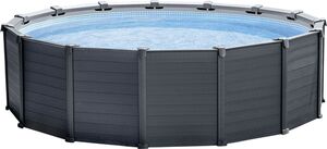 Intex Frame Pool Set Graphit Ø 478 x 124 cm