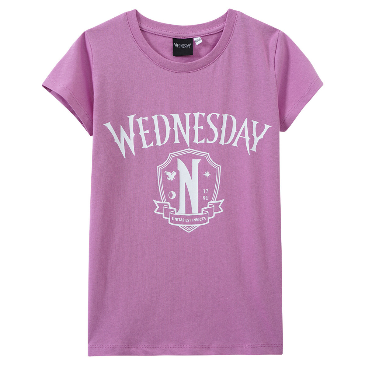 Bild 1 von WEDNESDAY T-Shirt mit Print HELLLILA / WEISS