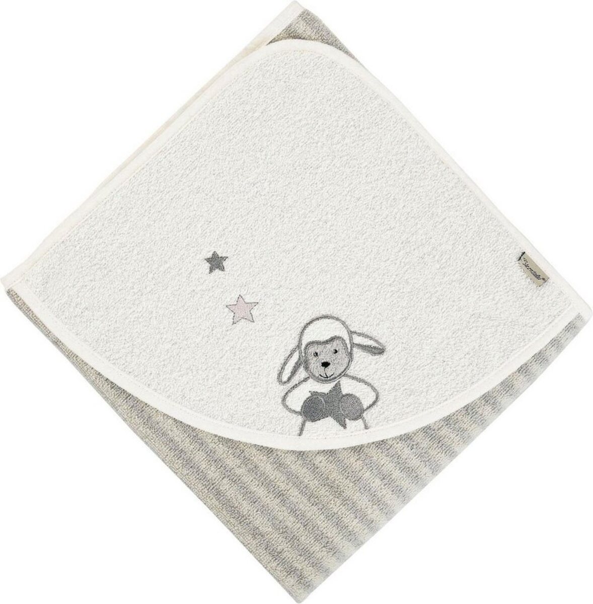 Bild 1 von Sterntaler® Badetuch Stanley, Frottee (1-St), mit Schaf und Sternen