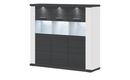 Bild 1 von Highboard   Toulon ¦ grau ¦ Maße (cm): B: 146 H: 131 T: 42 Kommoden & Sideboards > Highboards - Sconto