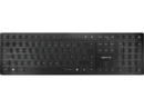 Bild 1 von CHERRY KW 9100 Slim, Tastatur, Scissor, Cherry SX Scherentechnology, Bluetooth, 2.4 GHz Funk, Schwarz/Silber, Schwarz/Silber