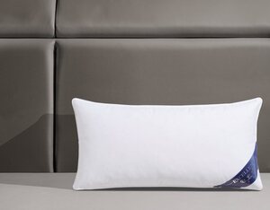 3-Kammer-Kopfkissen Venedig, Kissen hergestellt in Deutschland!, für Allergiker, Excellent, Füllung: 90% Daunen (Außenkammer), Bezug: 100% Baumwolle, Kopfkissen in 40x80 und 80x80, Hohenstein Inst