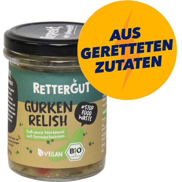 Bild 1 von Rettergut 2 x BIO Relish Gurke