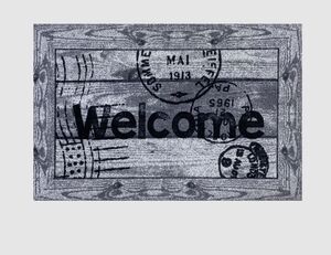 Schmutzfangmatte Welcome Border