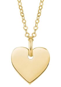 Amor Kette mit Anhänger Schmuck Geschenk Halskette Herz, 2019926, Gold 585