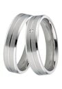 Bild 1 von DOOSTI Trauring Schmuck Geschenk Silber 925 Trauring Ehering Partnerring LIEBE, Made in Germany, wahlweise mit oder ohne Brillant