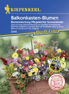 Kiepenkerl Saatgut Balkonkasten-Blumen
, 
ca. 4 lfd. Meter Balkonkasten