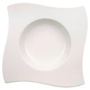 Bild 1 von Villeroy & Boch Suppenteller New Wave, Weiß, Keramik, Uni, quadratisch, 24x24 cm, Essen & Trinken, Geschirr, Teller, Suppenteller