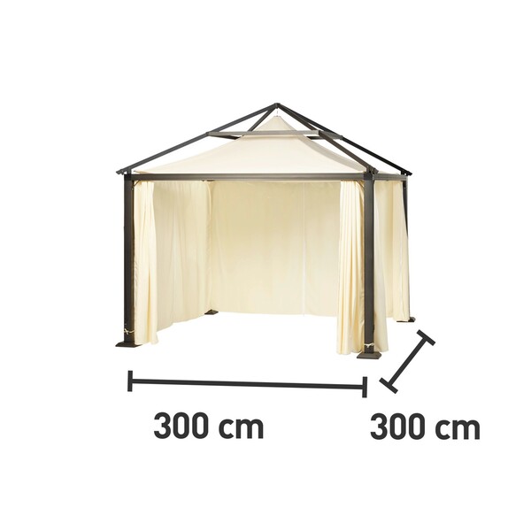 Bild 3 von Pavillon Cartaya Taupe 300 cm x 300 cm