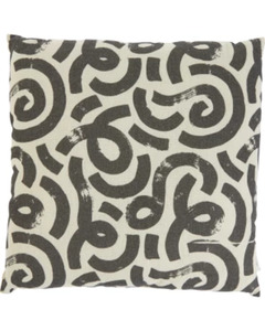 Kissen, Home & Deco, verschiedene Designs, ca. 50 x 50 cm, schwarz/weiß