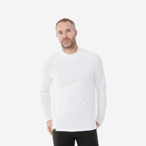 Skiunterwäsche Funktionsshirt Herren warm und atmungsaktiv - 500 weiß Weiß