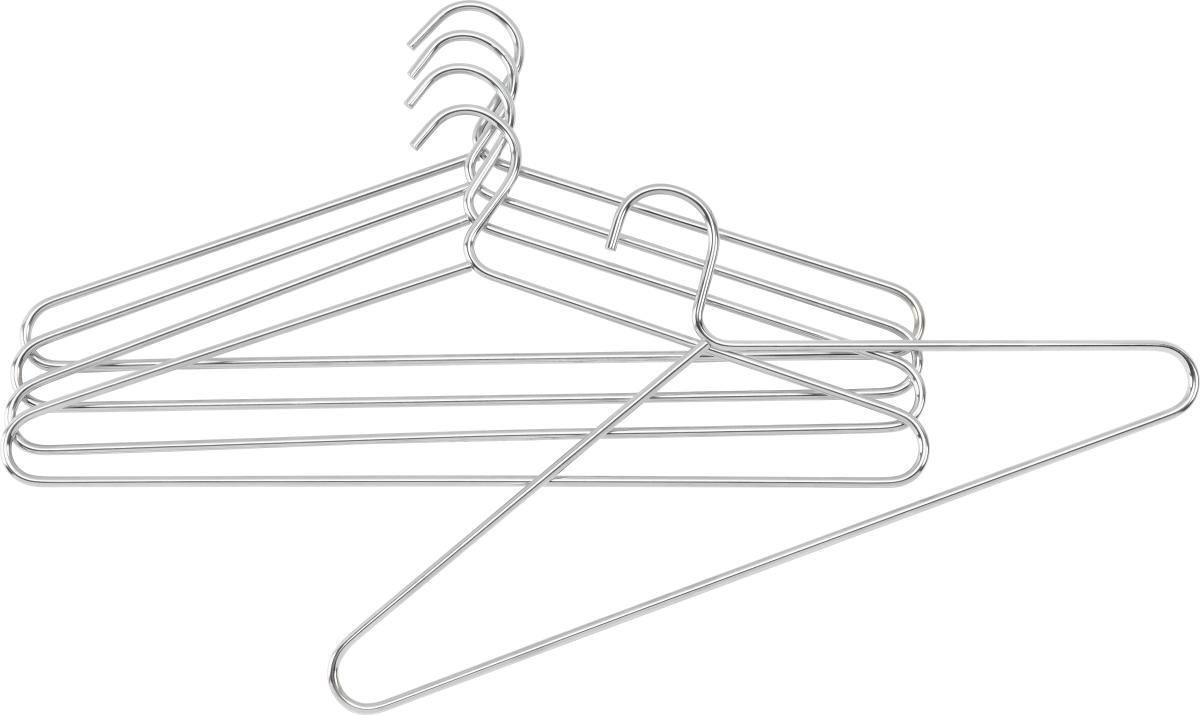 Bild 1 von Kleiderbügelset in Chromfarben 5er Set, Chromfarben