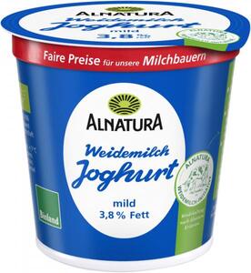 Alnatura Joghurt Natur 3,8% Fett