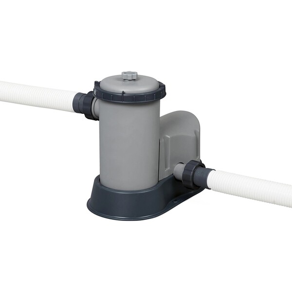 Bild 3 von Bestway Stahlrahmen-Pool Set Steel Pro Max Frame Ø 488 x 122 cm Rund Lichtgrau