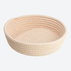 Brotkorb in tollem Design, Ø ca. 25cm, Beige