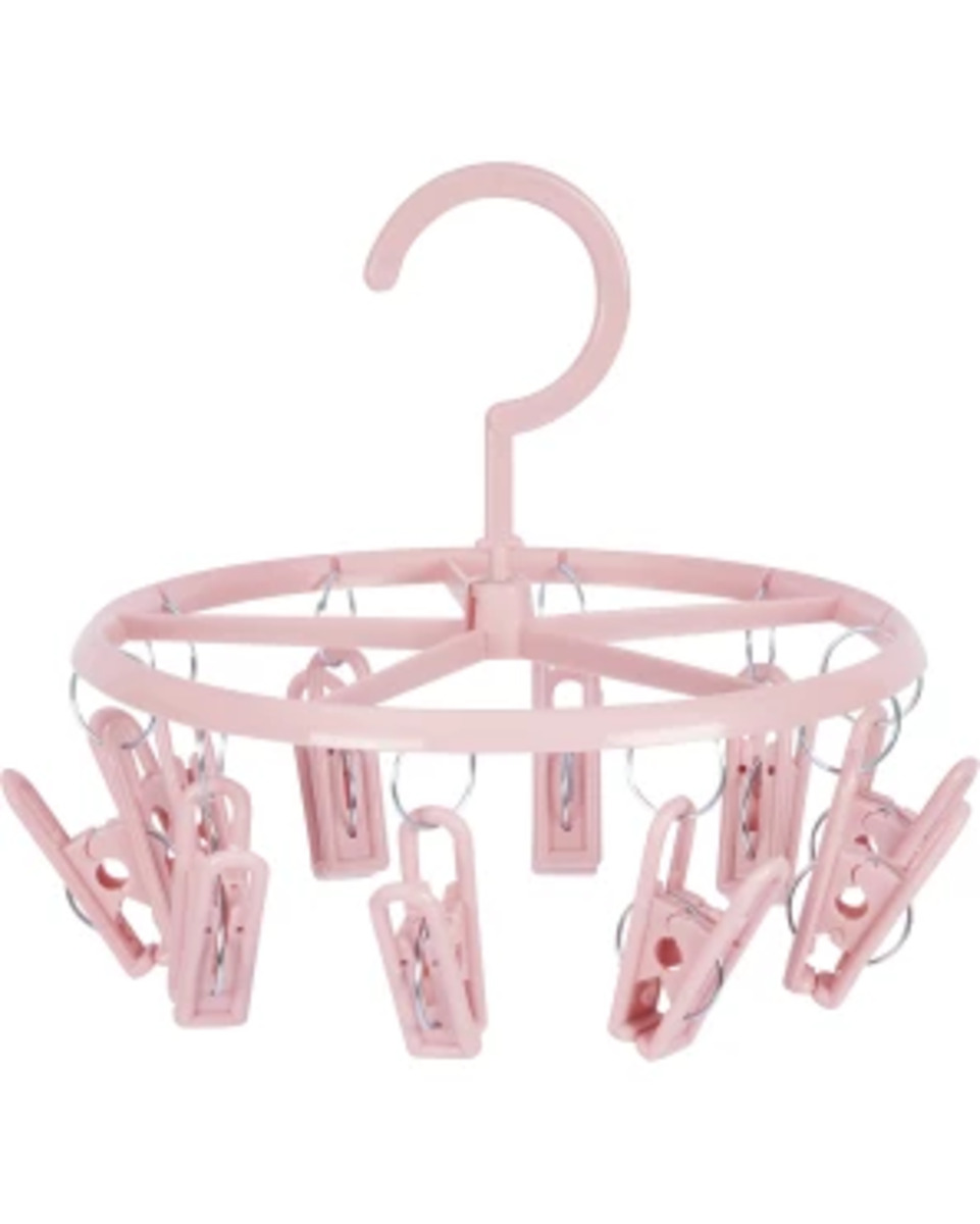 Bild 1 von Wäschehänger zum Aufhängen, mit 10 Klammern, pink
