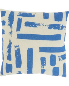 Kissen, Home & Deco, verschiedene Designs, ca. 40 x 40 cm, blau/weiß