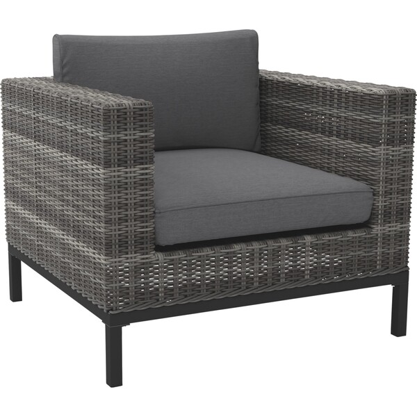 Bild 1 von Lounge-Sessel Alridge Polyrattan Grau